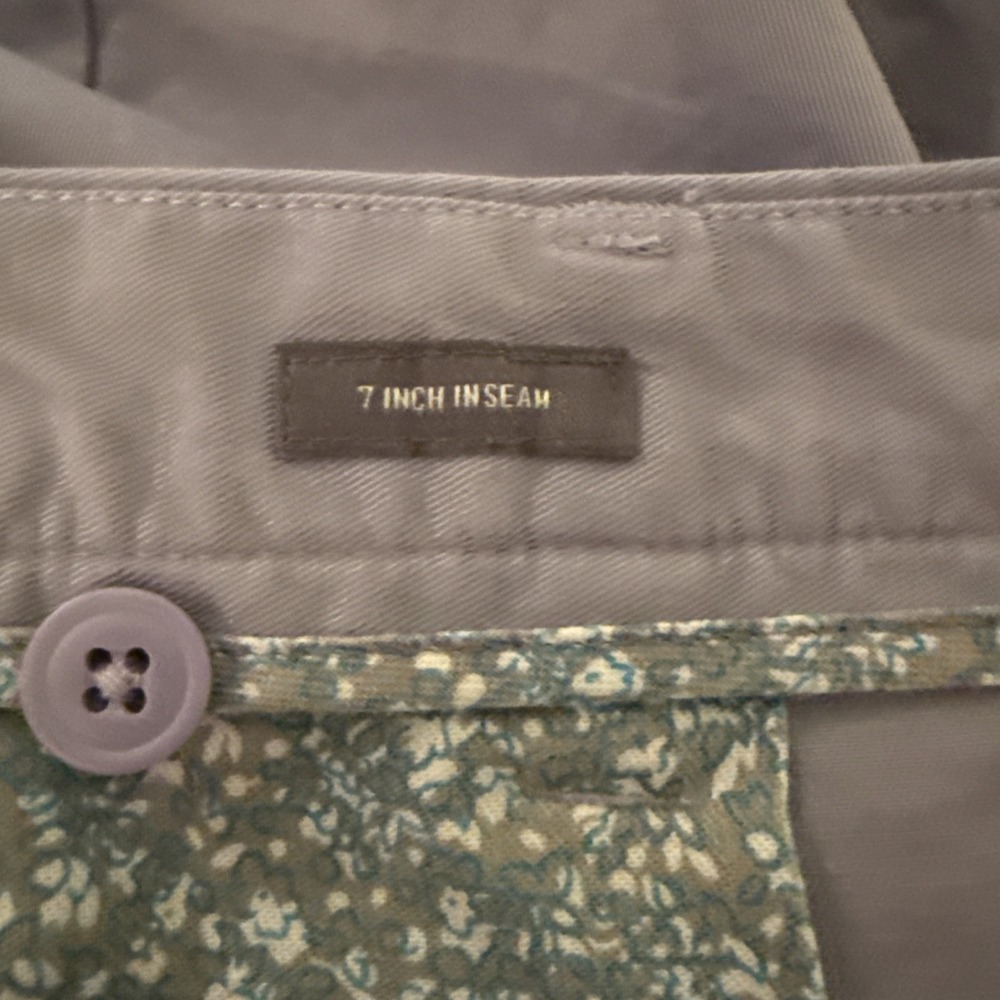 Bonobos Washed Chino Shorts Men's Size 40 Lavender 7 Inch Inseam Stretch Preppy - Picture 8 of 9